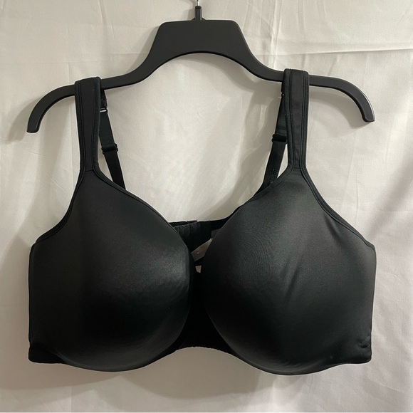 Cacique Black 48F Seamless Full-Coverage Bra Intimates - Picture 1 of 5